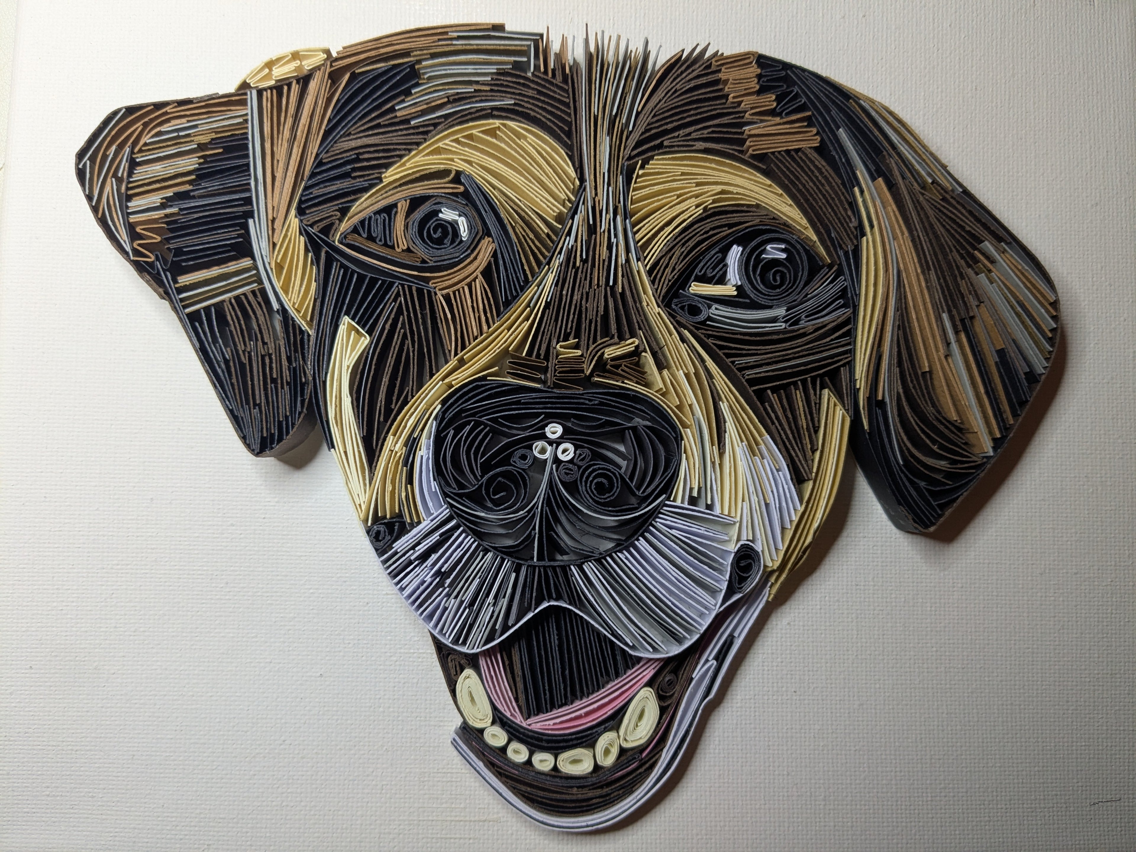 Custom Quilled Pet Portrait